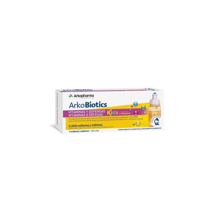 Arkobiotics vitaminas y defensas niños 7 dosis