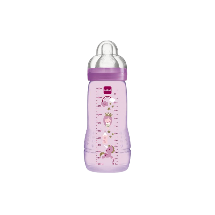 Mam biberon baby bottle +4m 330 ml rosa