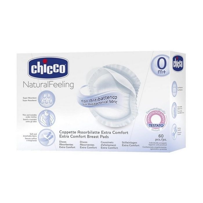 Chicco discos protectores absorbentes 60 unidades