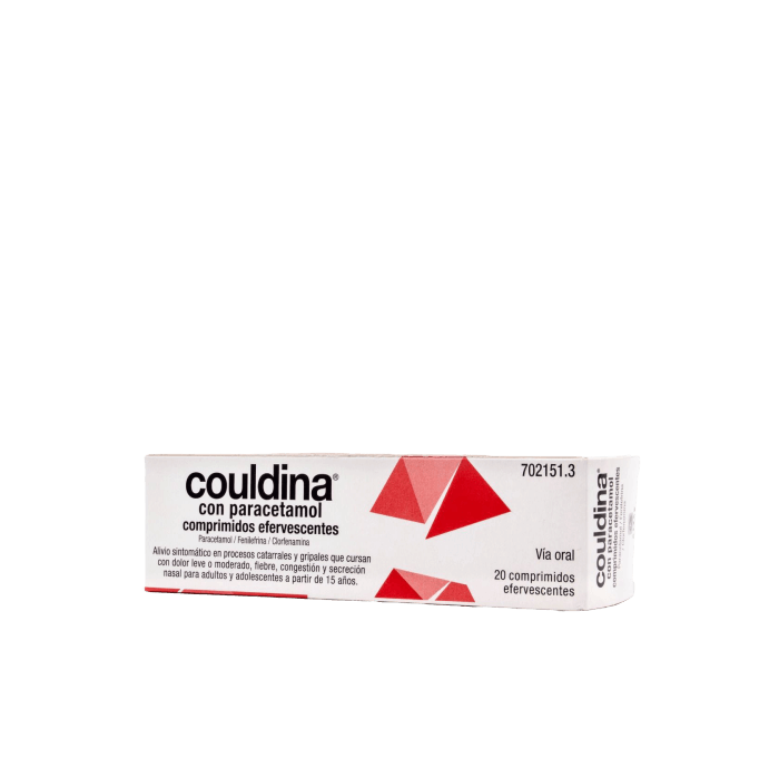 Couldina con paracetamol 20 comprimidos efervescentes