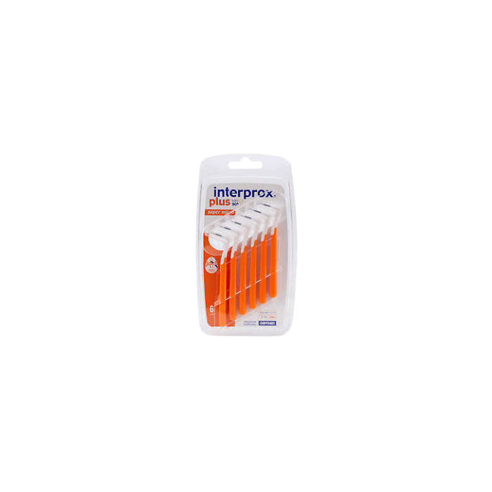 Cepillo interprox plus super micro 10 ud naranja