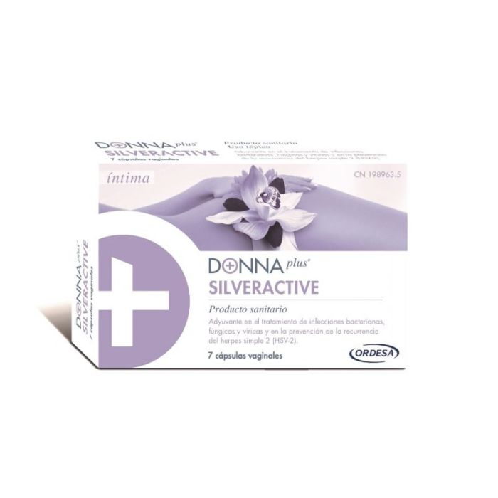 Donna plus silveractive 7 capsulas vaginales