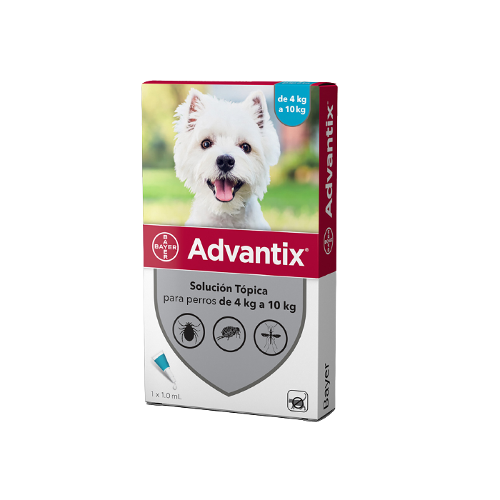 Advantix pipeta individual 4 a 10 kg