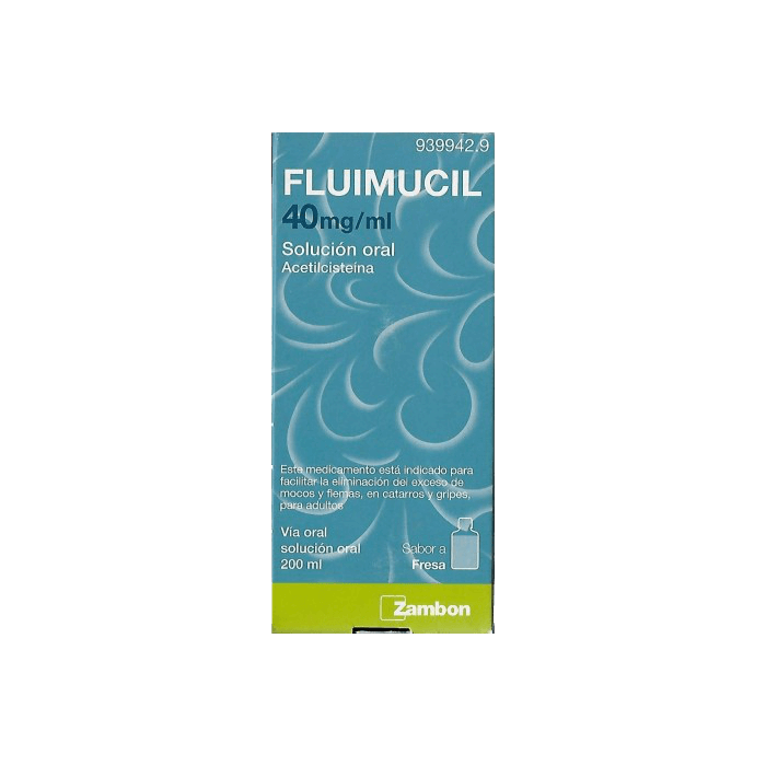 Fluimucil 40 mg/ml solucion oral 200 ml