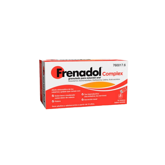 Frenadol complex 10 sobres granulado oral