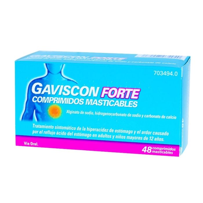 Gaviscon forte 48 comprimidos masticables
