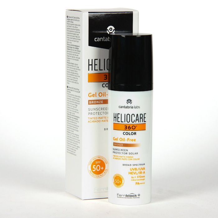 Heliocare 360° color gel oil free spf 50 bronze 50 ml