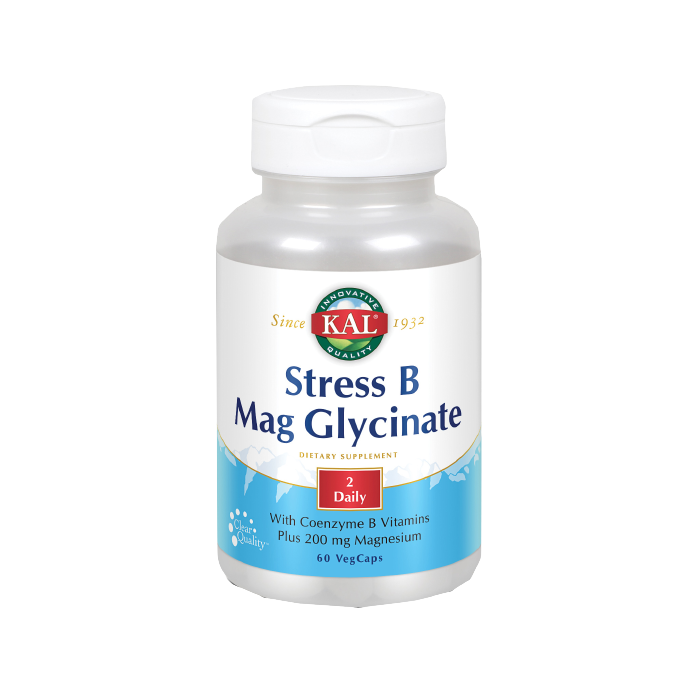 Stress b mag glycinate 60 vegcaps