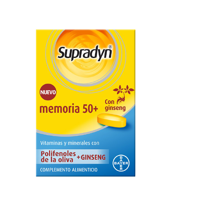 Supradyn memoria 50+ 30 comprimidos