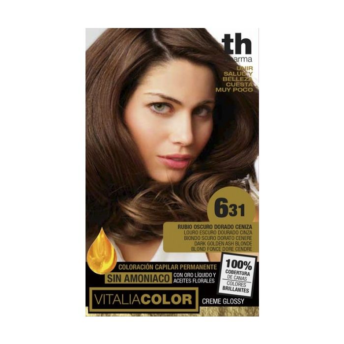 Th vitaliacolor n.631 rubio oscuro dorado ceniza