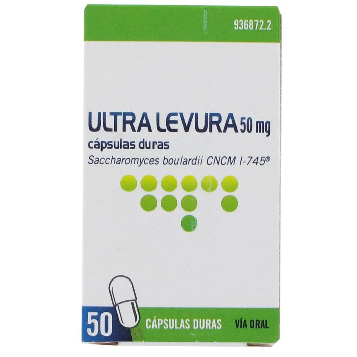 Ultra levura 50 mg 50 cÁpsulas
