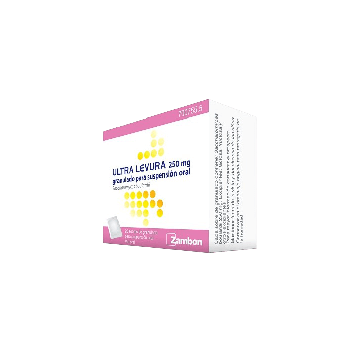Ultra-levura 250 mg 20 sobres granulado