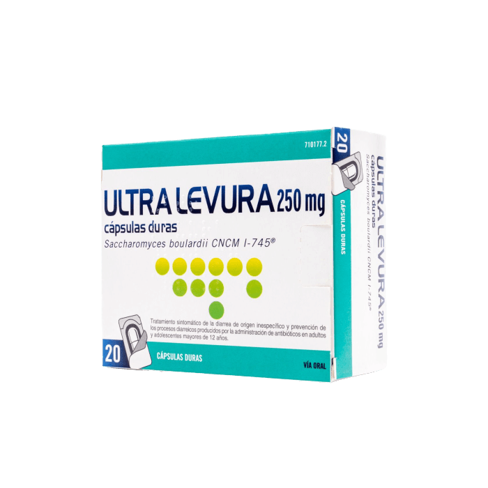 Ultra-levura 250 mg 20 capsulas (blister)