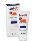 Leti AT4 Pasta Al Agua 75 gr. Es una crema dermo-reparadora diaria de la epidermis glútea del bebé con la piel delicada o atópica.