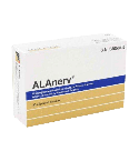 Alanerv 30 Caps. Es un complemento alimenticio a base de ácido α-lipoico, ácido y-linolénico, vitaminas B1, B2, B5, B6, vitamina E y selenio. Este suplemento proporciona la cantidad de antioxidantes necesarios para eliminar el exceso de radicales libres.