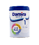 Damira Natur 1 es una leche para bebés que se adapta a las necesidades del bebé desde el primer día hasta el sexto mes y contiene lo siguiente: DHA: ácido docosahexaenoico (Omega3) ARA: ácido araquidónico (Omega 6) Taurina Nucleótidos Proteínas Una mayor