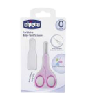 Tijeras de bebé Chicco con Borde de seguridad rosa