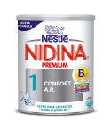 Nidina 1 Premium Confort Digest (antes AR) es una leche de inicio indicada para la alimentación del bebé desde su nacimiento hasta los 6 meses.