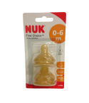 Nuk First Choice Biberón Tetina Silicona M Rosa 0-6M es un biberón PP o polipropileno de boca ancha y tacto agradable, sin BPA, con tetina de silicona M para bebés desde 0 meses a 6 meses. De 300ml de capacidad.