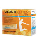 Vigantoletten® 30 Sticks es un complemento alimenticio presentado en sobres que favorece la ingesta de Vitamina D.
Apto para aquellas personas con deficiencia de calcio en los huesos o personas que pasan mucho tiempo encerradas en un sitio sin luz solar