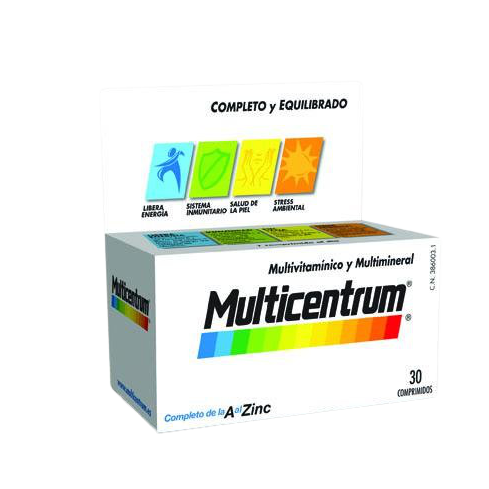 Multicentrum Luteina 60 Comprimidos Con Vitaminas y Minerales que ayudan a mejorar tu calidad de vida todos los días. Para adolescentes a partir de 12 años y adultos.