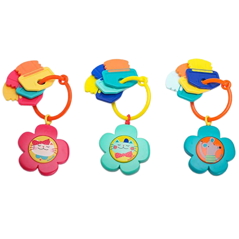 Este mordedor musical de Suavinex combina ejercicios para las manos, encías y dientes, a la vez que proporciona una estimulación auditiva y visual para tu bebé