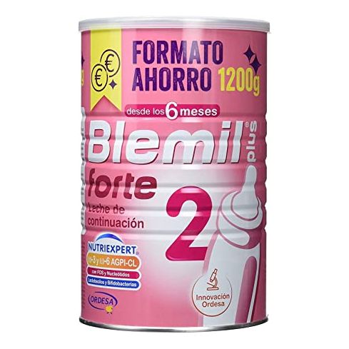 Blemil plus 2 Forte es una leche de continuación que proporciona un óptimo aporte de nutrientes a la alimentación de los lactantes a partir de 6 meses de edad, para ayudar a cubrir sus necesidades nutricionales y conseguir una alimentación equilibrada.