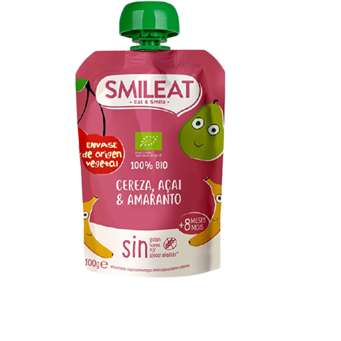 Este nuevo pouch ecológico de frutas y súper alimentos tan únicos como la cereza, el açai y el amaranto, tiene un poder súper vitaminizante y es perfecto para mantener las defensas altas gracias a la gran cantidad de antioxidantes, vitaminas y minerales.