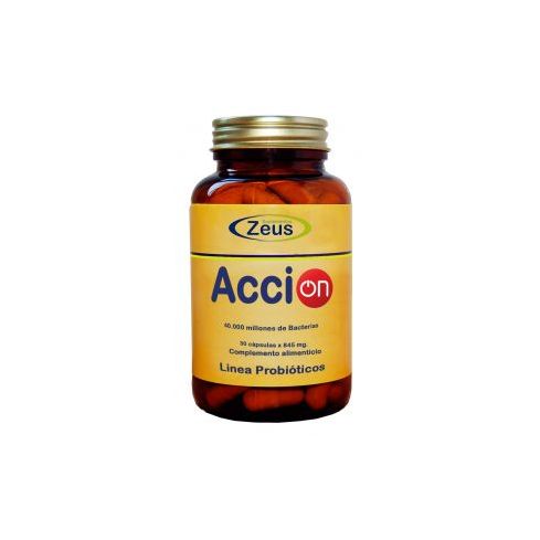 Accion 30 Capsulas Zeus contiene una mezcla de ingredientes que aportan energía en nuestro organismo, ayudando en las situaciones diarias que requieren mayor esfuerzo tanto físico como mental, actuando de forma positiva en algunos casos de depresión, estr