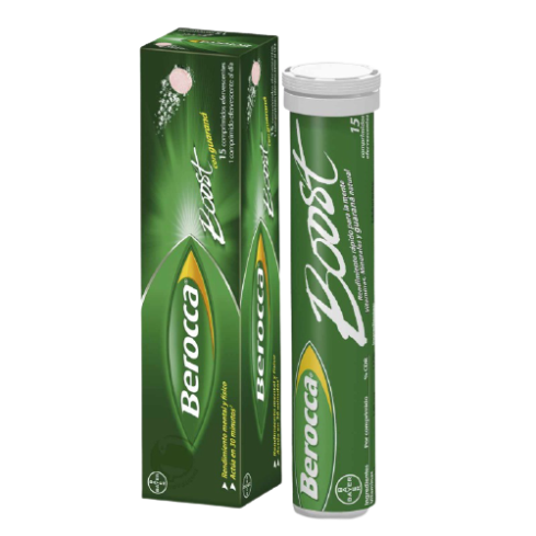 Con un efecto Boost, gracias al guaraná, un energizante natural, que actúa de forma sinérgica con las vitaminas B favoreciendo un incremento de la atención y concentración y reduciendo la sensación de fatiga mental.