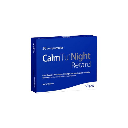 Vitae CalmTu Night Retard 30 comprimidos puede convertirse en tu mejor aliado. Se trata de un complemento alimenticio a base de extractos de valeriana, pasiflora, amapola de california, melisa y melatonina, que contribuye a facilitar la relajación para re