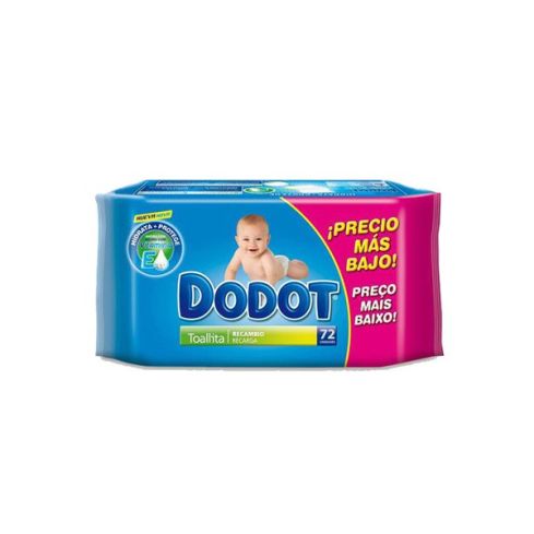 Dodot Sensitive Toallitas 72 Unidades son unas toallitas limpiadoras para la higiene del bebé. Han sido formuladas con excipientes suaves para recuperar el pH natural de sus zonas más delicadas y protege de las irritaciones que pueden provocar otros produ