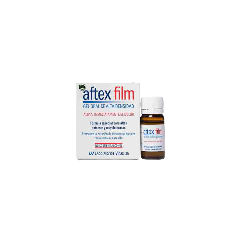 Aftex Film posee una fórmula de alta densidad y concentración, específicamente estudiada para las aftas muy extensas y dolorosas.