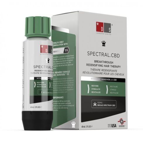 Spectral.CBD está formulado para estimular la fase de crecimiento del cabello (fase anágena) y a los folículos pilosos debilitados para obtener un cabello más fuerte y saludable. Es el primer tratamiento anticaída formulado con CBD de amplio espectro que
