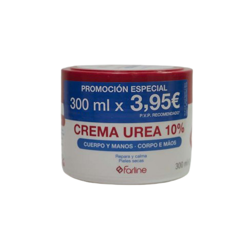 Crema corporal hidratante con Urea al 10%.
Ideal para pieles secas, hidrata intensamente y ayuda a reducir la descamación.
Se absorbe de manera rápida.
Indicada para cuerpo y manos.