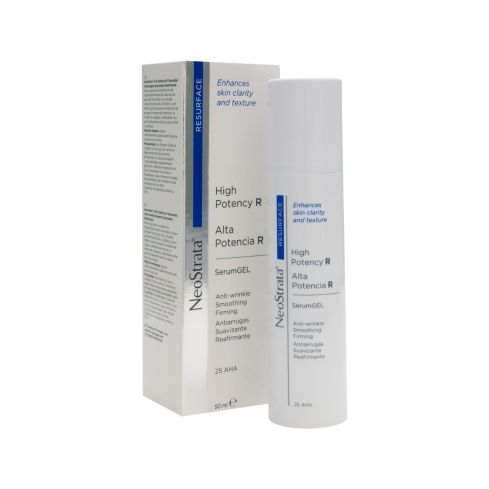 Neostrata Serum Gel Alta Potencia R 50ml Neostrata® Alta Potencia R es un SerumGel para el tratamiento intensivo del fotoenvejecimiento y el envejecimiento intrínseco de todos los tipos de piel. Formulado con una combinación de los activos cosméticos de m