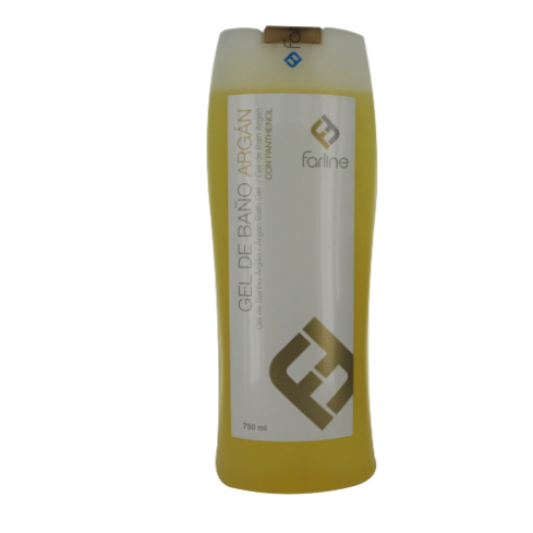 Farline Gel de Baño Argán 750 ml es un gel para las pieles secas. Este contiene una solución rica en argán que hidrata y nutre estas pieles en profundidad y le aporta antioxidantes que luchan contra el envejecimiento cutáneo.