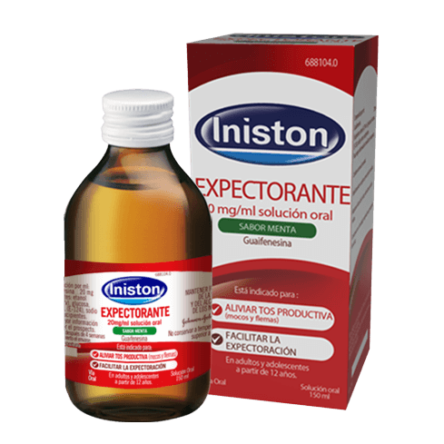 Su uso está indicado en pacientes adultos y adolescentes de 12 años en adelante para aliviar la tos torácica (tos productiva), reducir la flema (flema), facilitar la expectoración y aumentar la productividad de la tos
