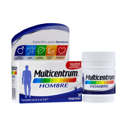 Multicentrum hombre es un suplemento nutricional que ofrece numerosas ventajas y está especialmente formulado con cantidades de vitaminas y minerales que se adaptan a las diferentes necesidades nutricionales de los hombres.
