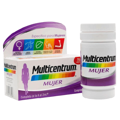 Multicentrum Woman es un multivitaminico de 90 tabletas El organismo femenino difiere significativamente del masculino. Un aporte nutricional correcto debe satisfacer las necesidades específicas de las mujeres en cuanto a vitaminas y minerales. Multicent