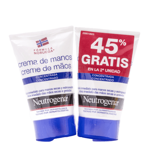 La crema de manos concentrada Neutrogena®, fiel a la fórmula noruega original, se ha convertido en un producto "clásico" reconocido a nivel mundial. No solo hidrata fuertemente, sino que también nutre, repara y protege las manos secas y dañadas. Hidratant