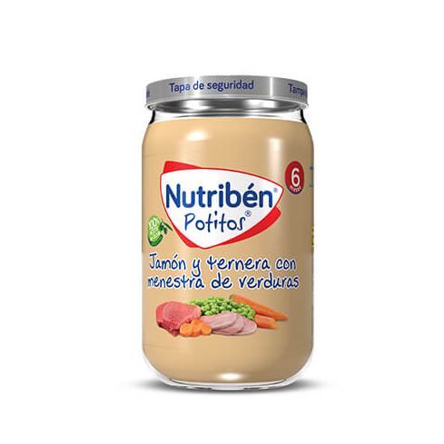 Nutribén® trabaja cada día para estar más cerca de ti, y este compromiso también se refleja en nuestro formato, ahora los potitos® Nutribén® están fabricados con la boca más ancha para que dar de comer a tu bebé sea más sencillo y fácil.