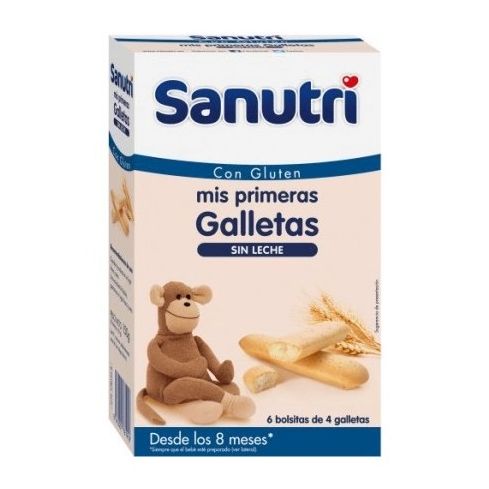Damira Mis Primeras Galletas Sin Leche 150 g. Es un complemento alimenticio nutritivo ideal durante la introducción de la alimentación complementaria.
