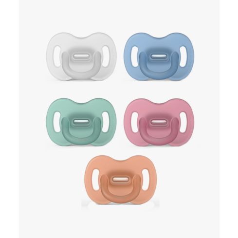 Todos los beneficios del chupete Todosilicona ahora con nueva tetina anatómica:
1 sola pieza.
Super blandito y flexible.
No roza la carita.
Ideal para dormir.